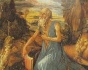 阿尔弗雷德 丢勒 : St Jerome in the Wilderness